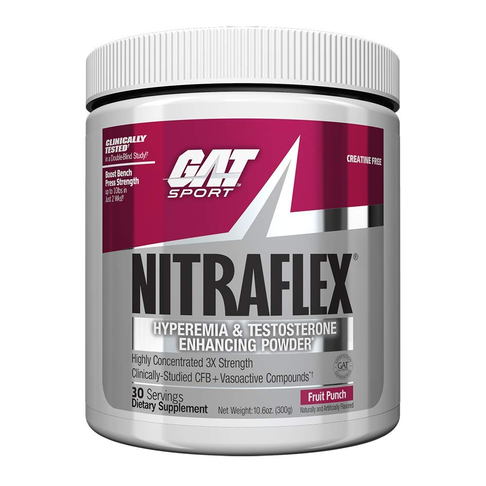 Gat Sport Nitraflex Original Pre-Workout 30 Servings Creatine Free