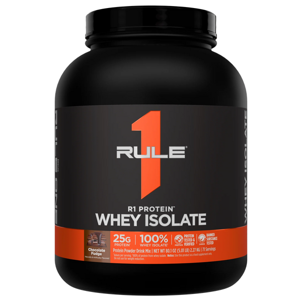 Rule1 One Proteins, R1 Protein - 100% Isolate and Hydrolysate Protein Powder 5lbs
