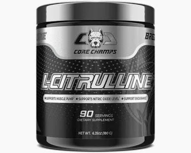 Core Champs L-Citrulline 2000mg 90 Servings Supports Vasodilation