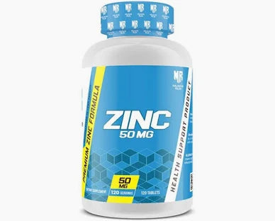 Muscle Rulz Zinc 50 Mg 120 Tablets Premium Zinc Formula