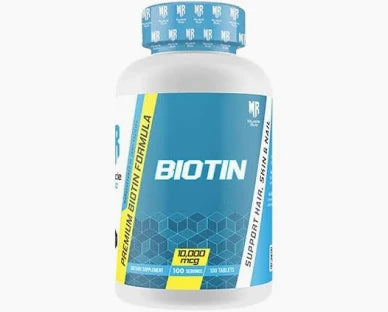 Muscle Rulz Biotin 10000mcg - 100 Tablets