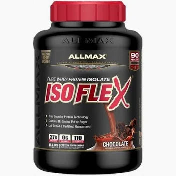 ALLMAX ISOFLEX 100% Pure Whey Protein Isolate Powder 5lbs