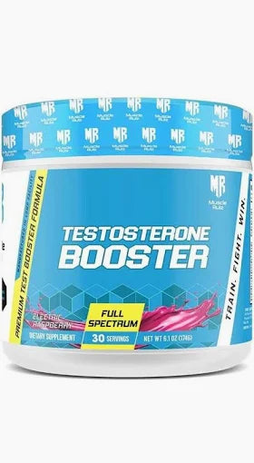Muscle Rulz Testosterone Booster 30 Servings Electric Raspberry