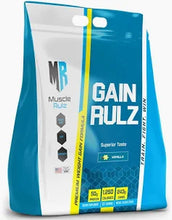 Muscle Rulz Gain Rulz 50 Gram Protein Advance Mass Gainer 16 lbs