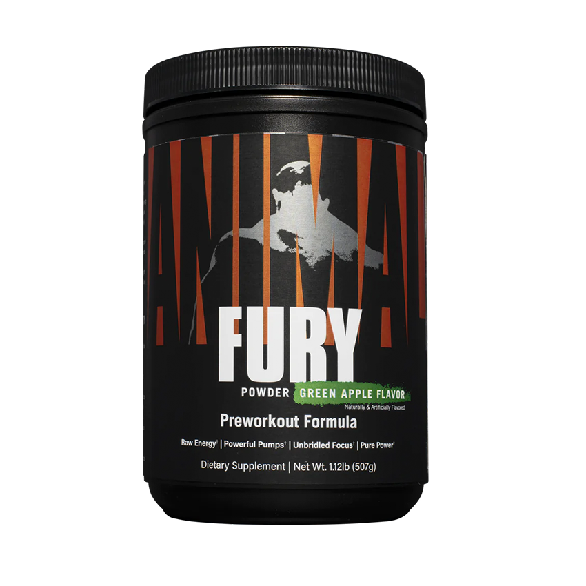 Animal Fury The Complete Pre-workout Stack By Universal Nutrition Green Apple