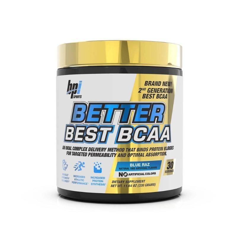 Bpi Sports Better Best BCAA Caffeine-Free amino acids 30 Servings Blue Razz