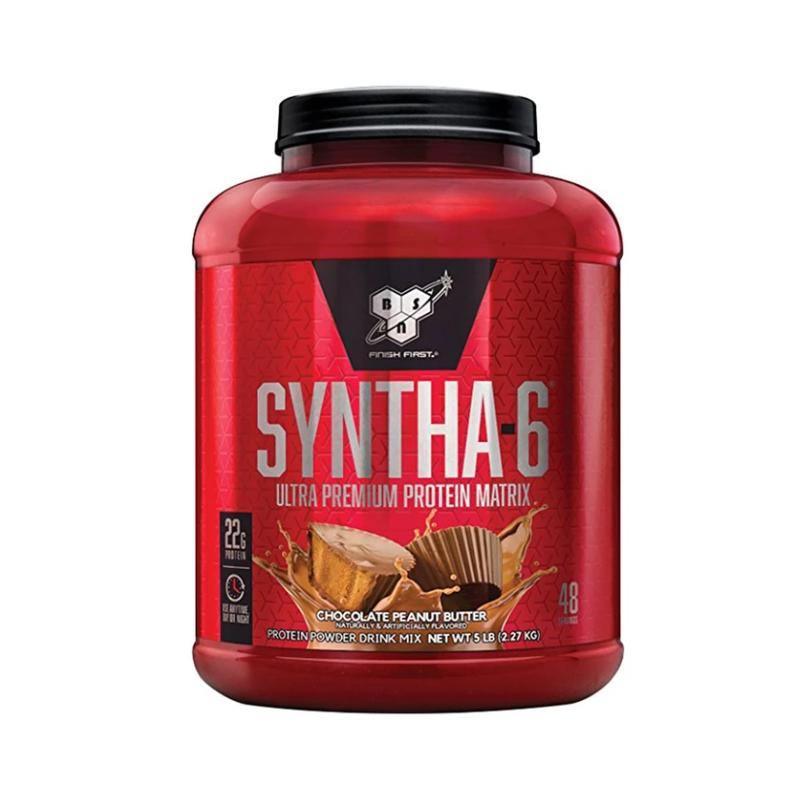BSN Syntha 6 ultra-premium protein powder 5lbs peanut butter chocolate