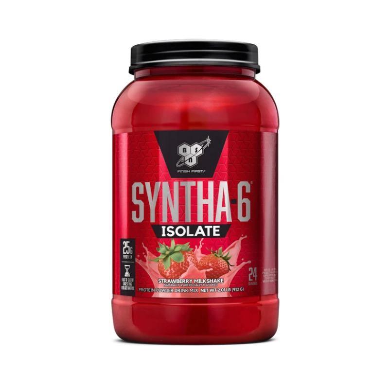 BSN Syntha 6 isolate 100% isolate protein matrix 2.01lbs strawberry