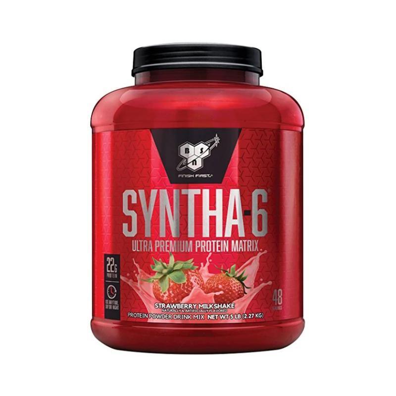 BSN Syntha 6 ultra-premium protein powder 5lbs strawberry