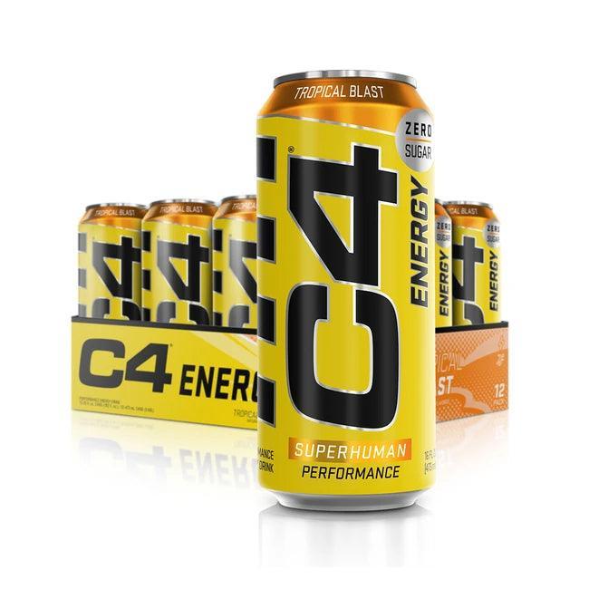 Cellucor C4 Energy Carbonated Ready To Drink Tropical Blast