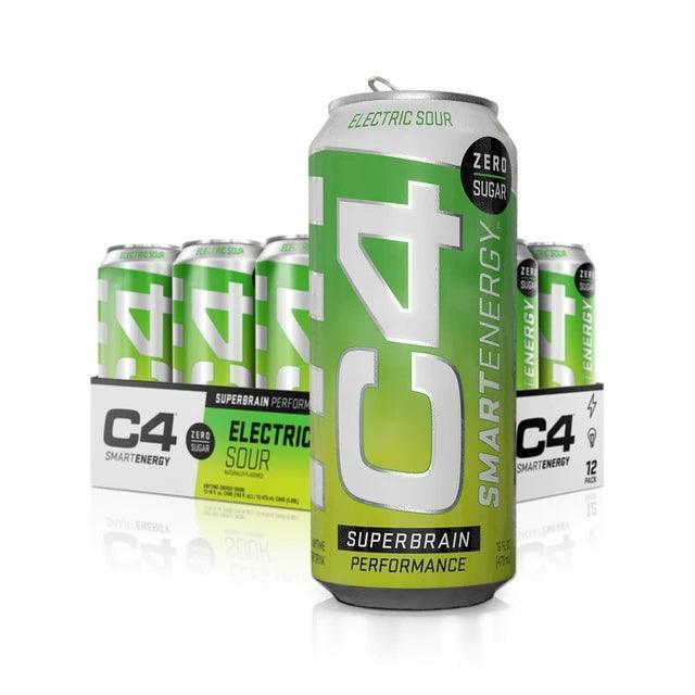 Cellucor C4 Smart Energy Carbonated Ready To Drink Electric Sour