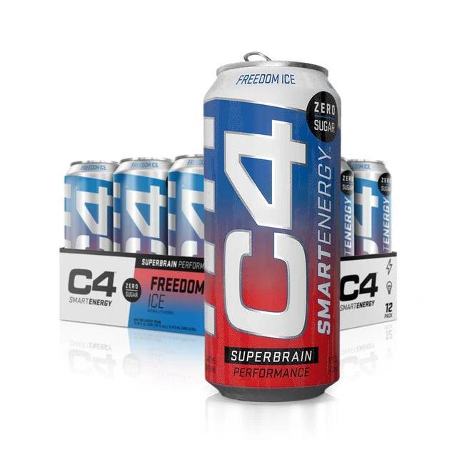 Cellucor C4 Smart Energy Carbonated Ready To Drink Freedom Ice