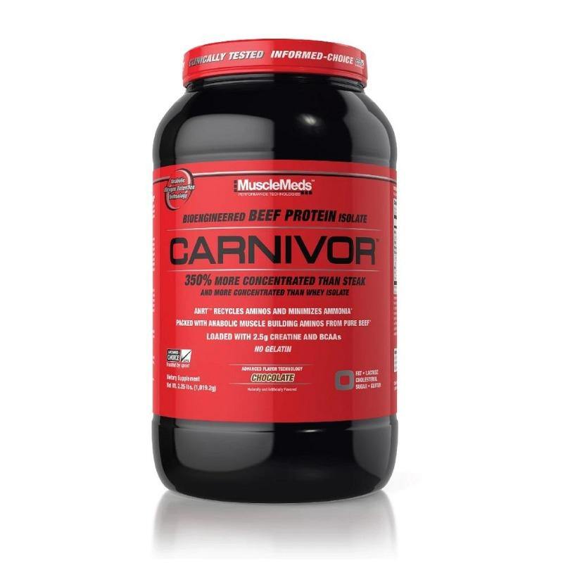 MuscleMeds Carnivor 2lbs 100% Pure Beef Protein Isolate Chocolate