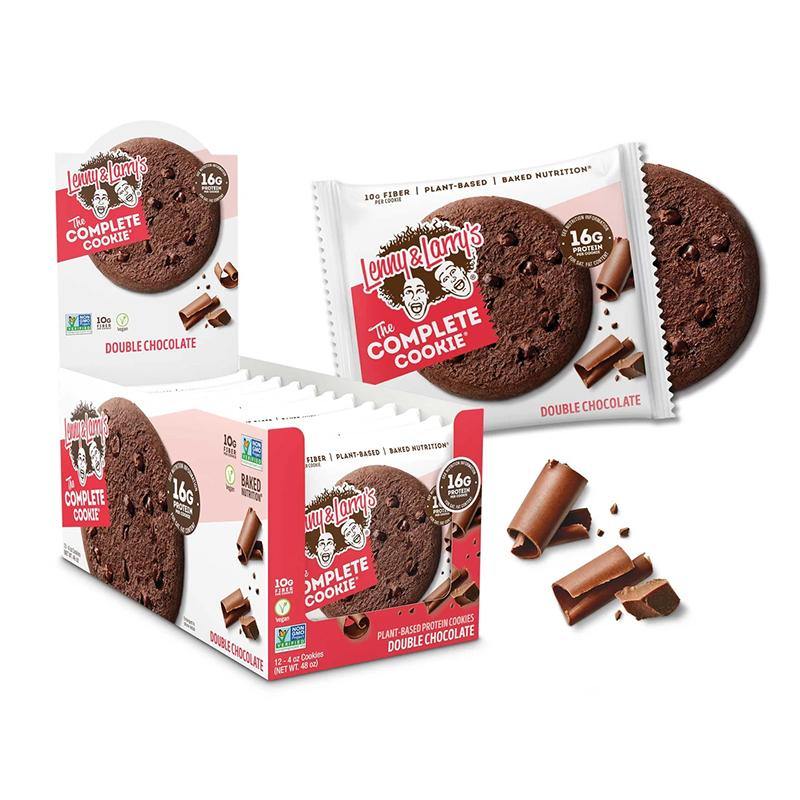 Lenny & Larry's The Complete Cookies- Box of 12 Cookies Double Chocolate