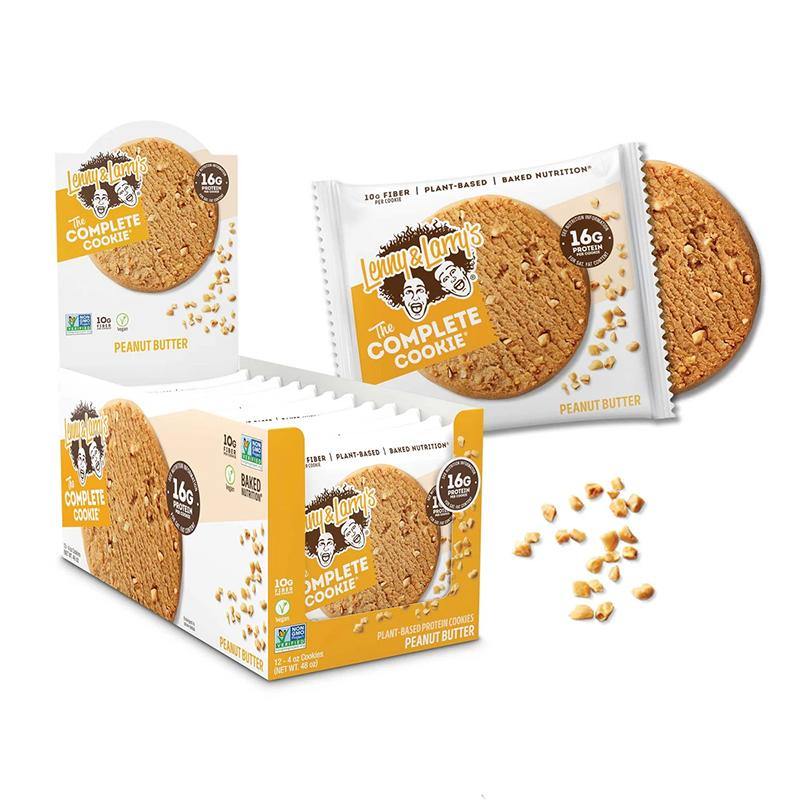 Lenny & Larry's The Complete Cookies- Box of 12 Cookies Peanut Butter
