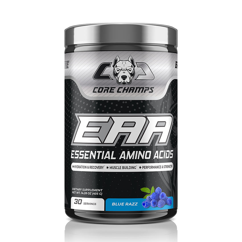 Core Champs EAA essential amino acids 30 servings Blue Razz