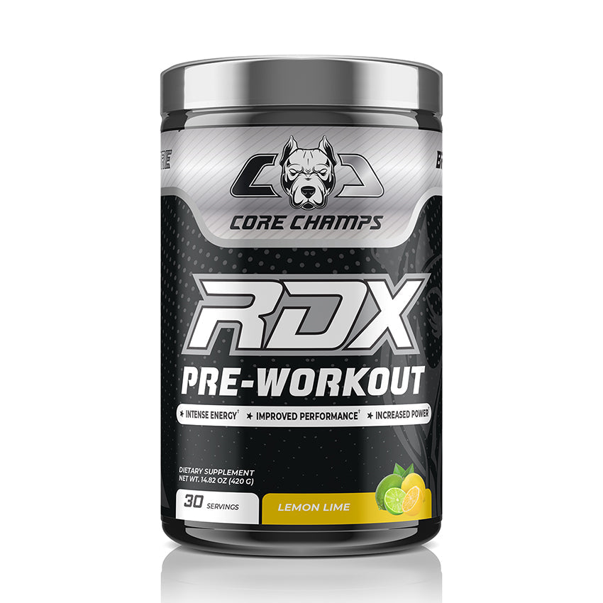 Core Champs RDX Servings Pre-workout 30 servings Lemon Lime
