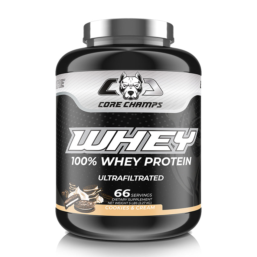 Core Champs WHEY 100% Whey Protein 5 LBS, 66 Servings