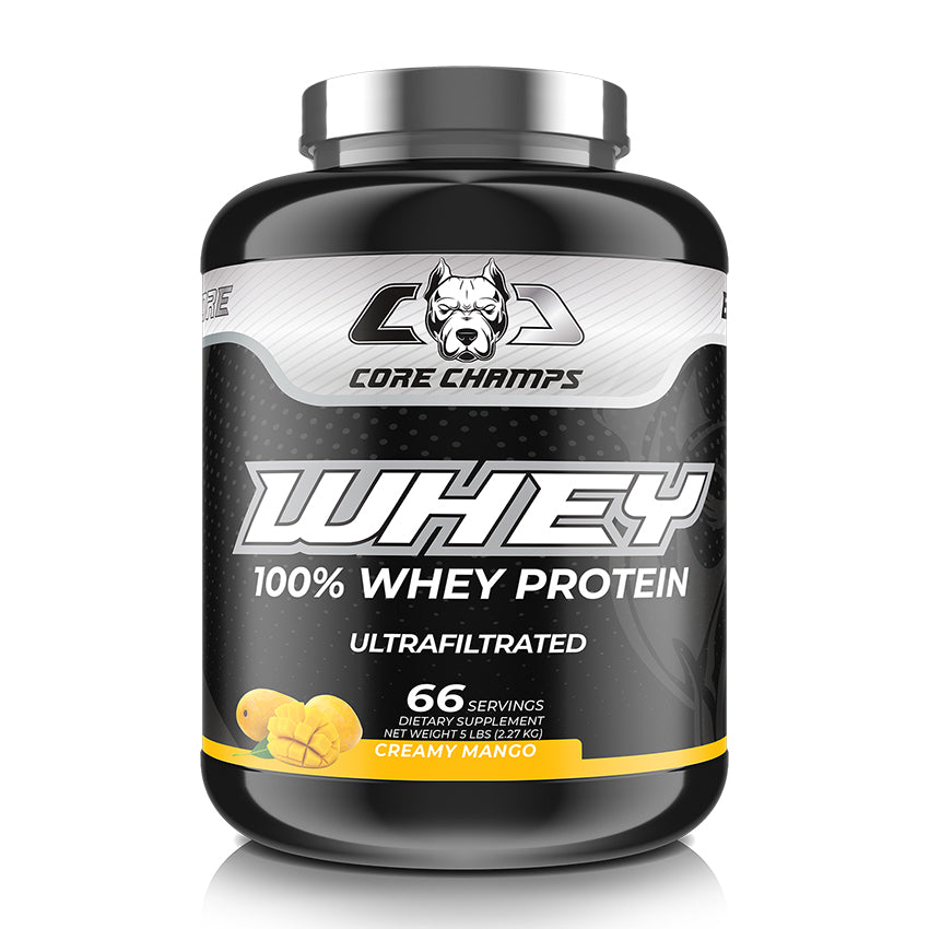 Core Champs WHEY 100% Whey Protein 5 LBS, 66 Servings