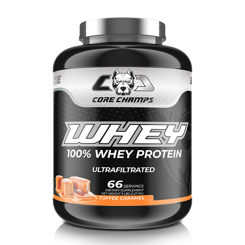 Core Champs WHEY 100% Whey Protein 5 LBS, 66 Servings