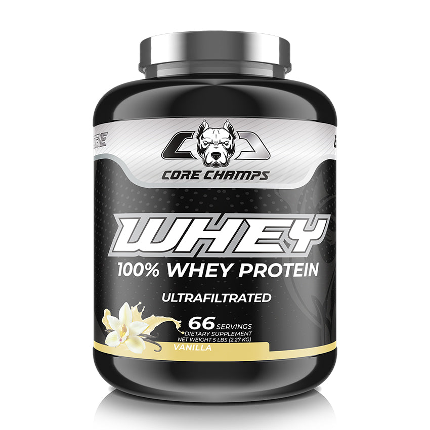 Core Champs WHEY 100% Whey Protein 5 LBS, 66 Servings