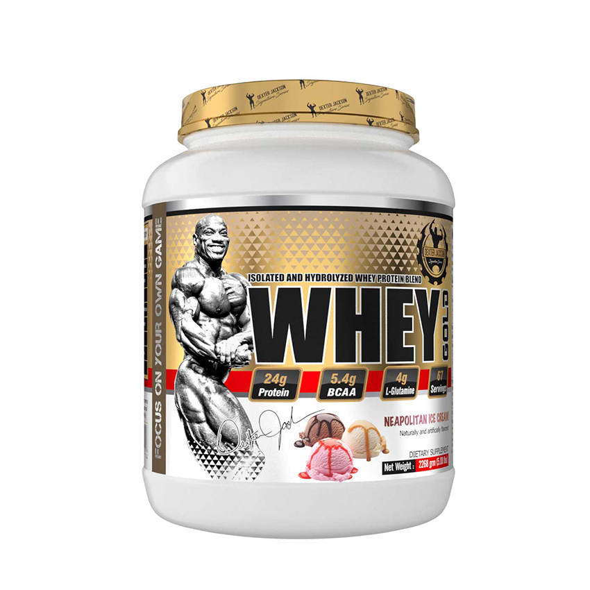 Dexter Jackson Whey Gold 5 lbs Whey Protein 67 Servings