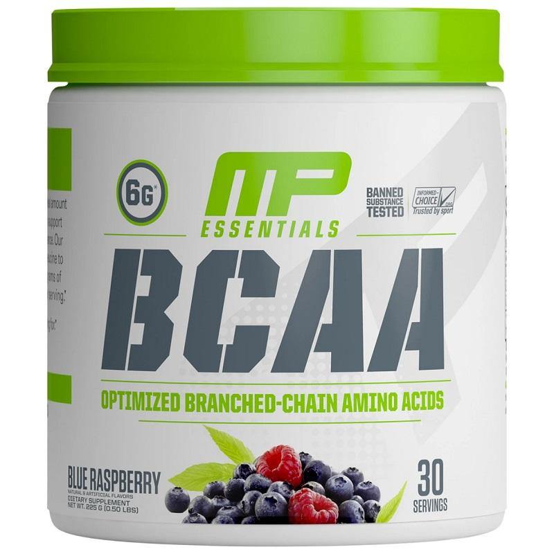 MusclePharm BCAA Essentials Powder 30 Servings Blue Raspberry