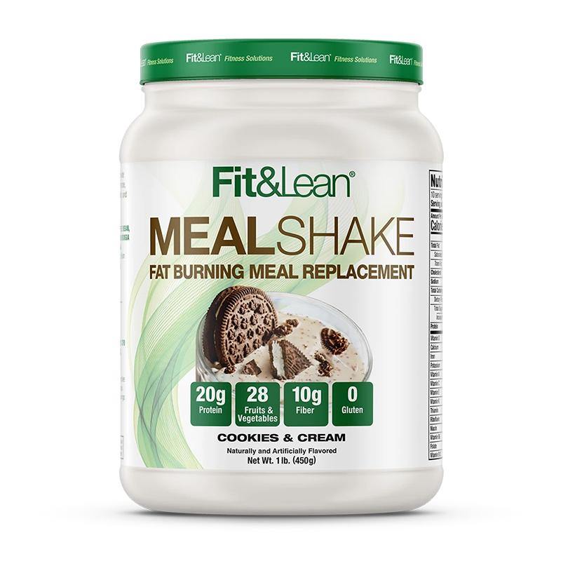 Fit&Lean Meal Shake Fat Burning Meal Replacement Cookies & Cream