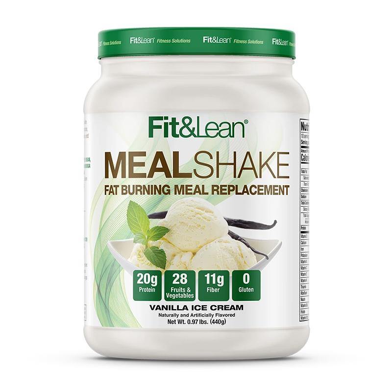 Fit&Lean Meal Shake Fat Burning Meal Replacement Vanilla Ice Cream