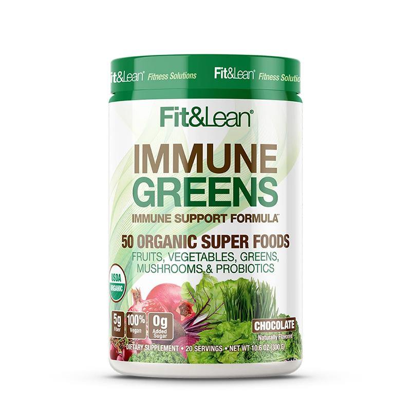 Fit&Lean Immune Green 20 Serving Chocolate Superfood