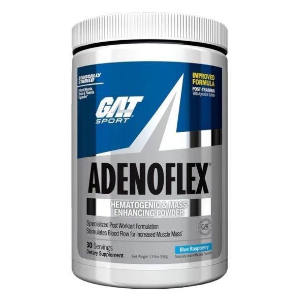 Gat Sport Adenoflex 30 Servings Hematogenic Mass Enhancing Blue Raspberry