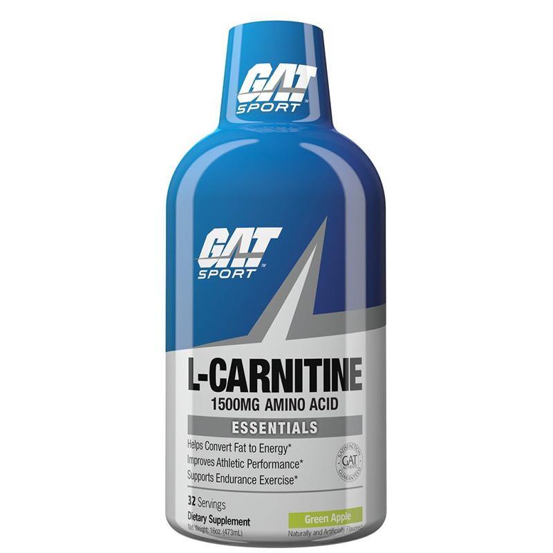 Gat Sport Essential Liquid L-Carnitine 1500 Green Apple