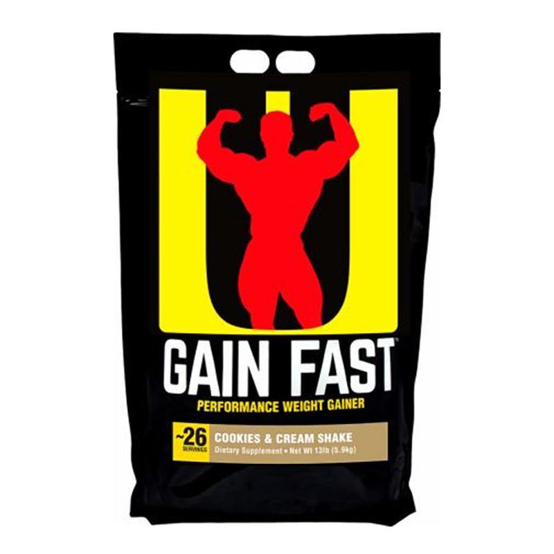 Universal Nutrition Gain Fast 13lbs Bag Performance Weight Gainer Cookies & Cream