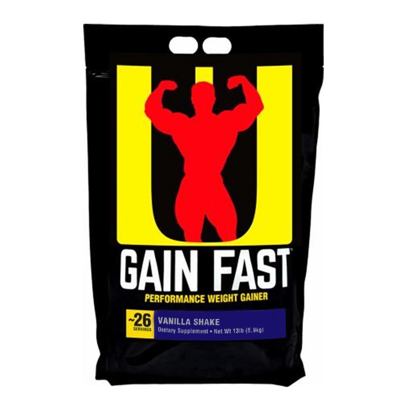 Universal Nutrition Gain Fast 13lbs Bag Performance Weight Gainer Vanilla