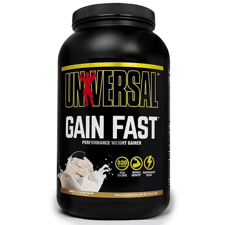 Universal Nutrition Gain Fast 5.1lbs Bag Performance Weight Gainer Cookies & Cream