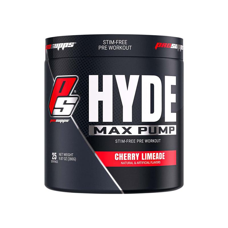 Prosupps Hyde Max Pump Stim-Free Pre-workout 25 Servings Cherry Limeade