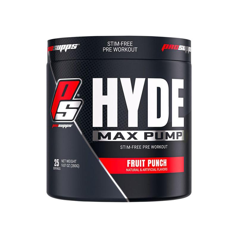 Prosupps Hyde Max Pump Stim-Free Pre-workout 25 Servings Fruit Punch