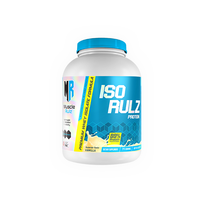 Muscle Rulz ISO Rulz 4.4lbs Whey Protein Isolate Vanilla