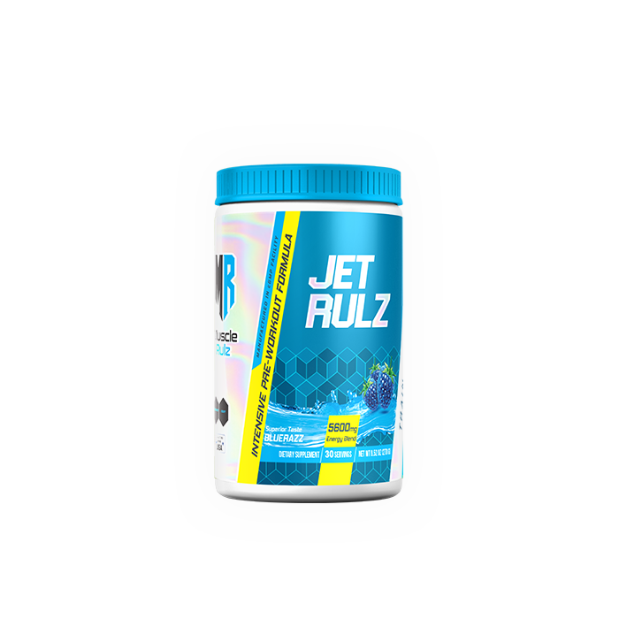 Muscle Rulz Jet Rulz Pre-Workout 30 Servings Blue Razz
