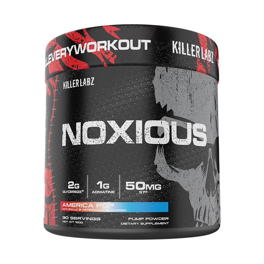 Killer Labz NOXIOUS Extreme Nitric Oxide Booster Pump Pre-Workout Powder