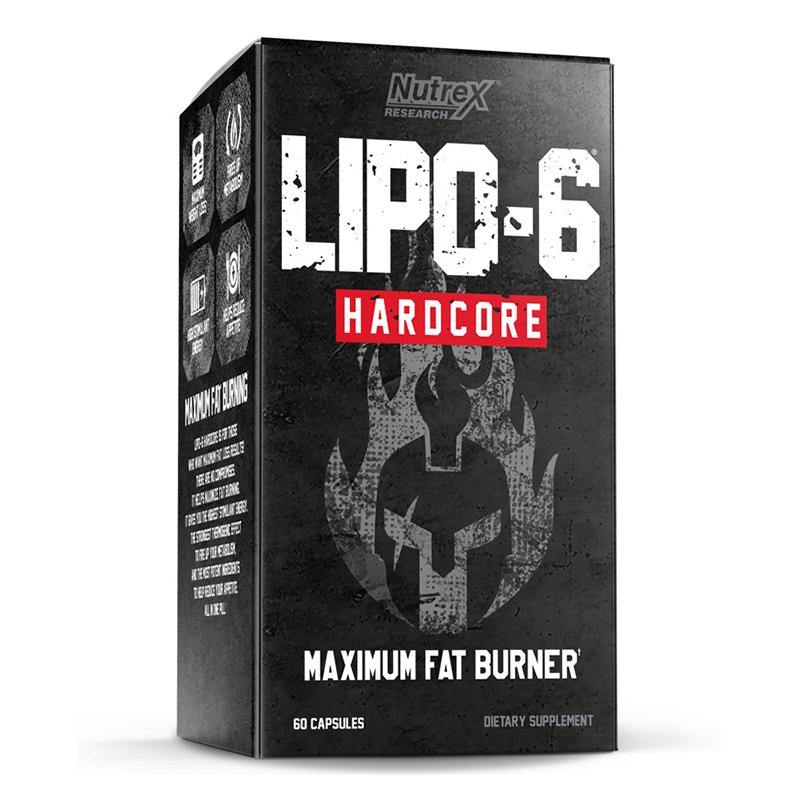 Nutrex Research Lipo-6 Hardcore Maximum Fat Burner 60 Capsules