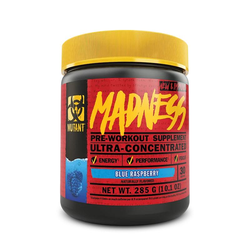 Mutant Madness Pre-Workout 30 Servings Blue Raspberry