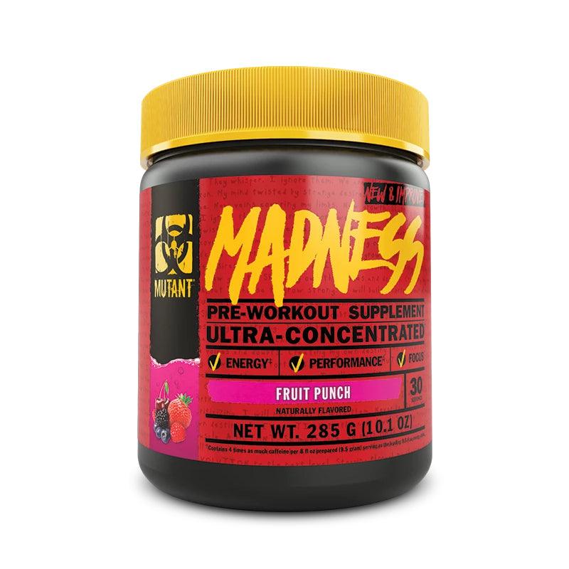 Mutant Madness Pre-Workout 30 Servings Fruit Punch