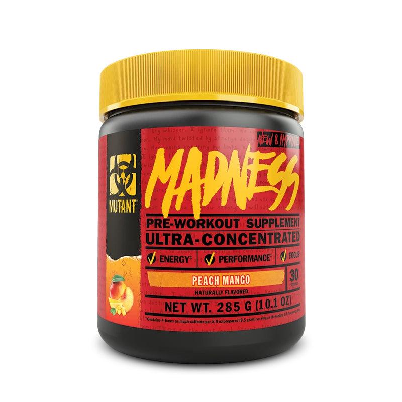 Mutant Madness Pre-Workout 30 Servings Peach Mango