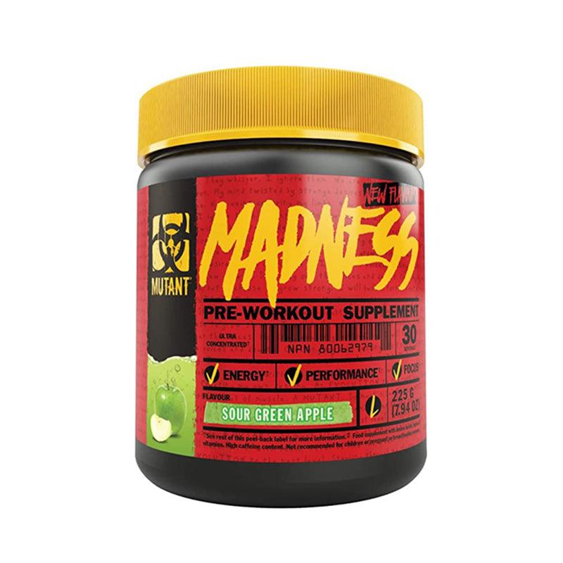 Mutant Madness Pre-Workout 30 Servings Sour Green Apple