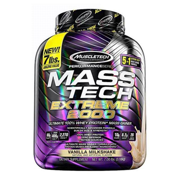 Muscletech Mass-Tech Extreme 2000 7lbs Vanilla Milkshake