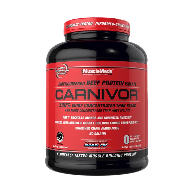 MuscleMeds Carnivor 3.58lbs 100% Pure Beef Protein Isolate Rocket Pop