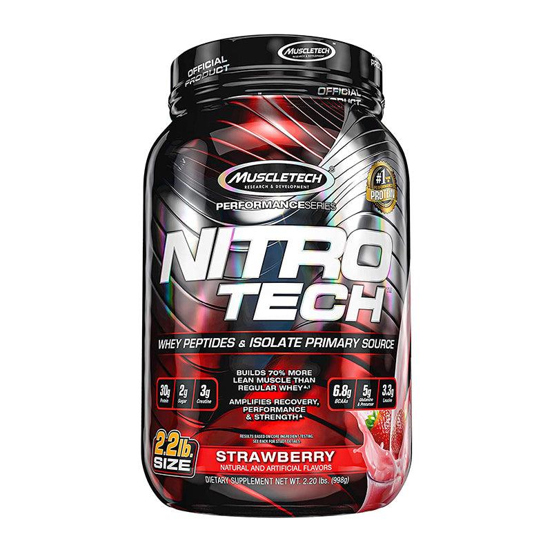 Muscletech Nitro-Tech 30 Gram Protein 2lbs Strawberry