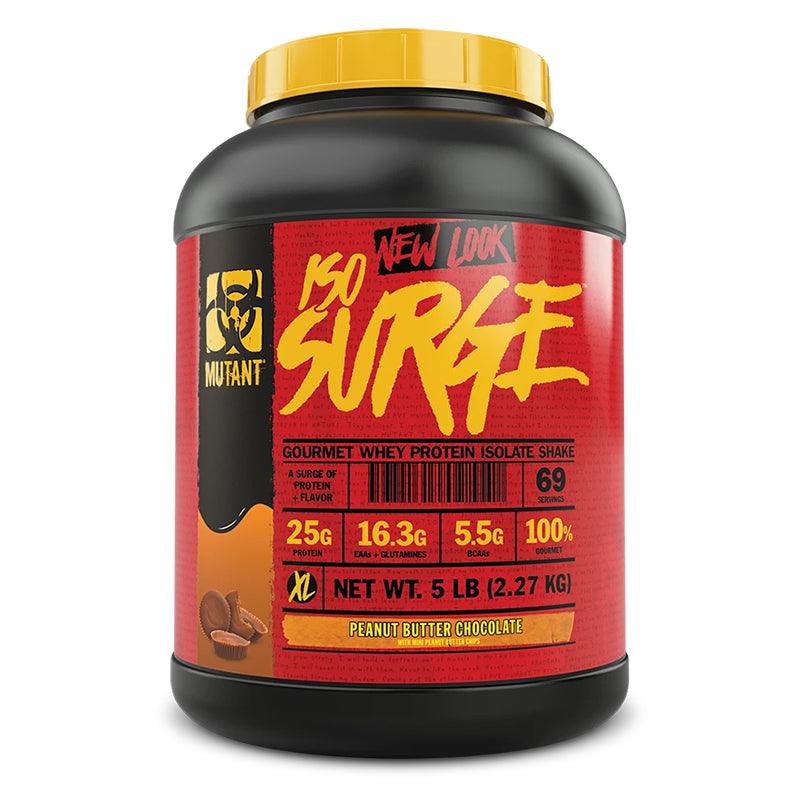 Mutant ISO Surge Whey Protein Isolate 5lbs Peanut Butter Chocolate