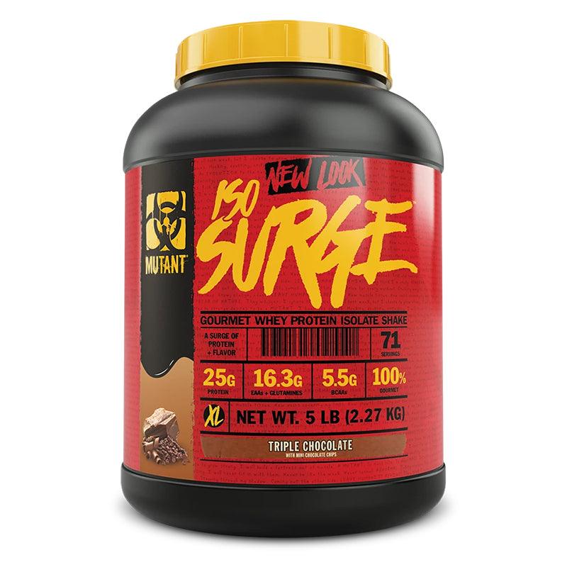Mutant ISO Surge Whey Protein Isolate 5lbs Triple Chocolate